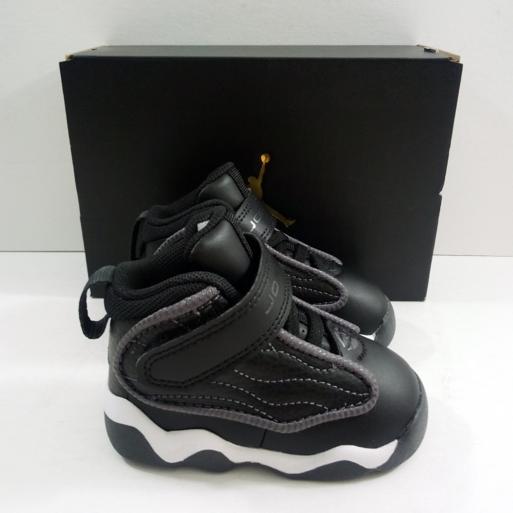 Jordan Pro Strong Baby & Toddler 4C Black White Basketball Shoes DC7910-002